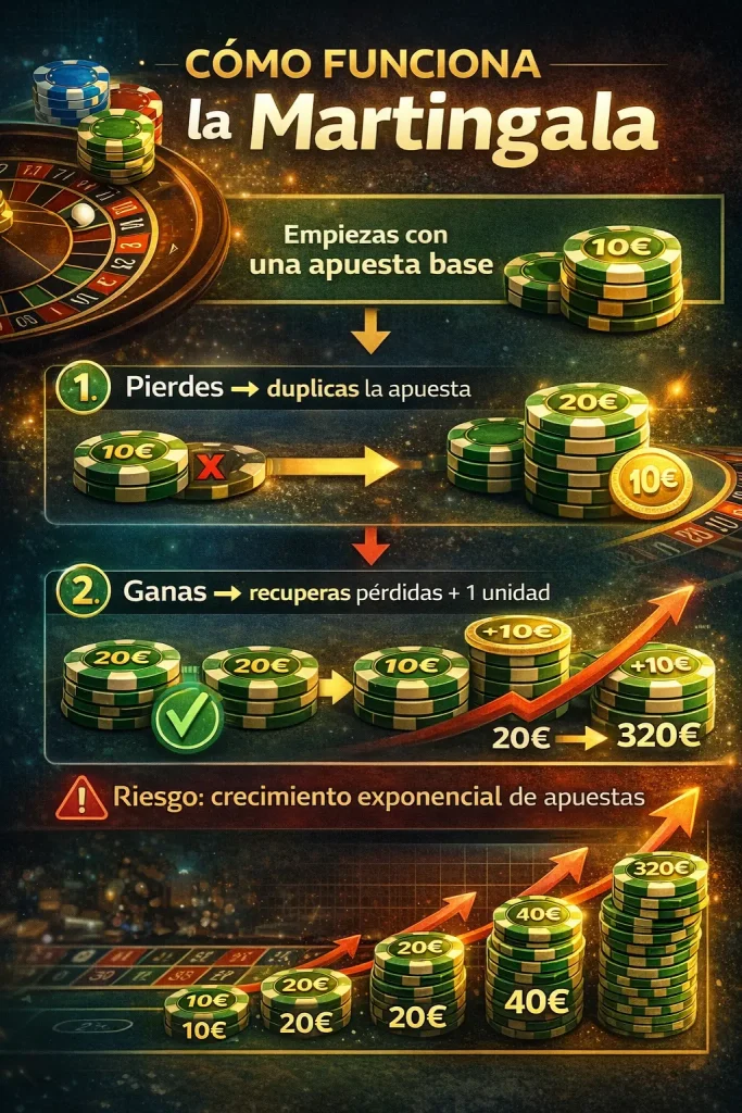 Cómo Funciona la Martingala