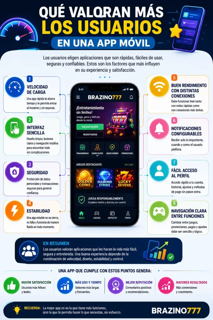 Prioridades de los usuarios en apps móviles
