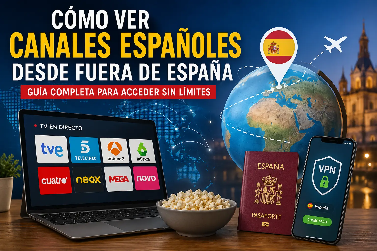 Cómo ver canales españoles